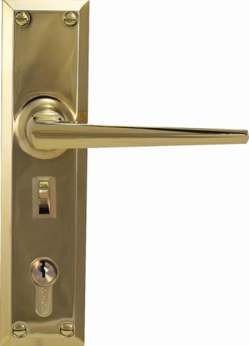 Lever Lock punched to suit myLOCK PVD 200x50mm