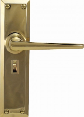 Lever Lock Privacy PVD 200x50mm