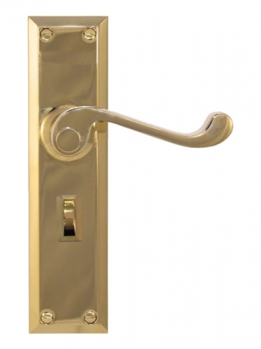 Lever Lock Privacy Bathroom lock PVD PB 200x50mm