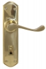 Lever Lock Privacy PVD PB 30x48mm
