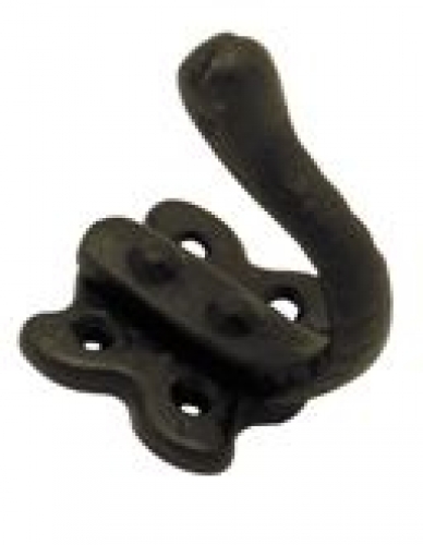 Single Hook Iron Black 65mm