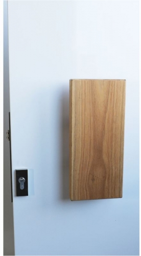Entrance Handle Blackbutt Double Timber 135mm
