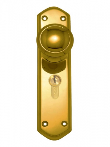 Knob Lock (CC 47.6mm) PB 200x48mm
