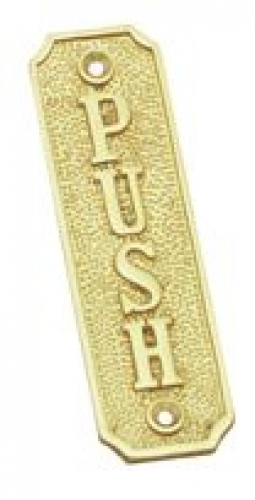 Push Sign PB 115x35mm
