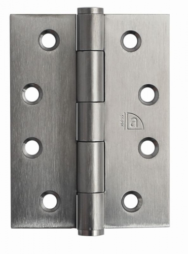 Butt Hinge Fixed Pin inc screws (pair) SSS 100x75x2.5mm