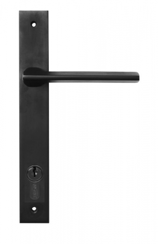 Long Plate Entrance Set (CC 85mm) Black 225x32mm
