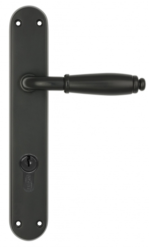 Lever Handle EntranceSet (CC 47.6mm) Black 255x42mm