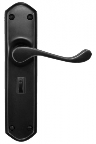 Lever Lock Privacy Set Black 200x48mm