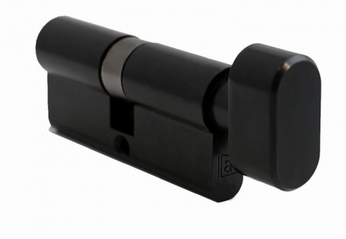 Euro Cylinder & Snib 5 Pin (C4) Black 70mm