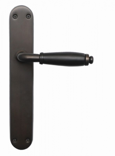 Lever Handle Entrance Set (CC 85mm) Bronze Copper 255x42mm