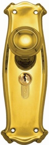 Knob Lock (CC 47.6mm) PB 190x60mm