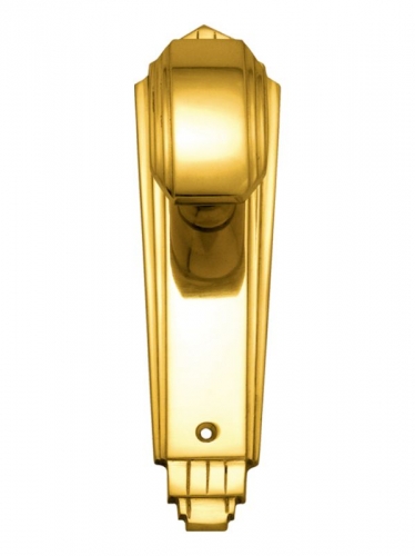 Art Deco Knob Latch PB 184x53mm
