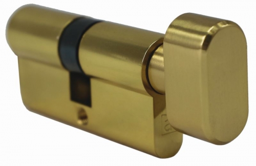 Euro Cylinder Thumb Turn 5 pin C4 PB 65mm