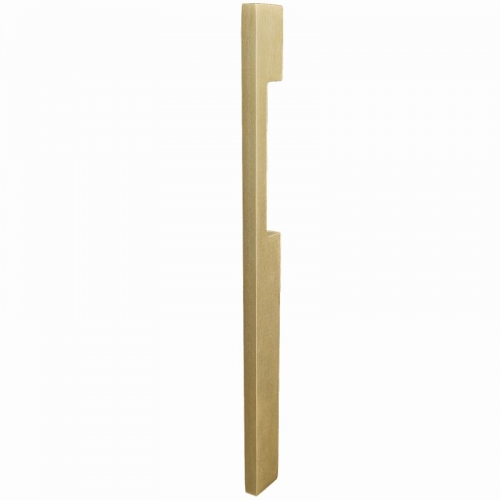 Entry Handle  Blade Design Double Satin Brass 450mm