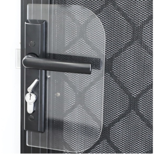 Lock Guard Security Screen Doors Thru Fix Clear Acrylic